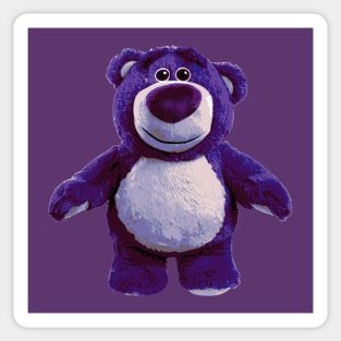 Purple Bear Sticker